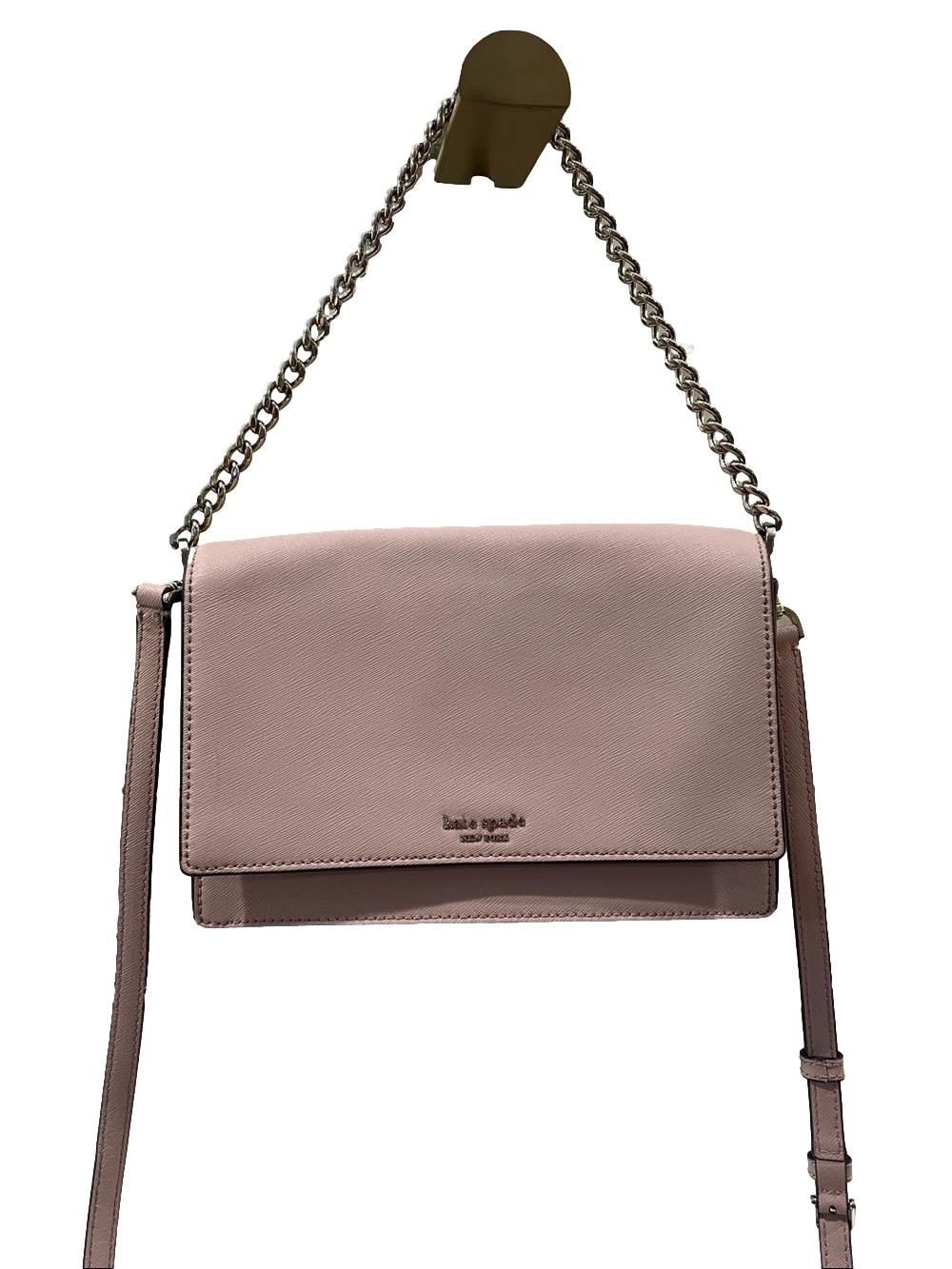 kate spade Blush Pink Leather Chain-Handle Shoulder Bag